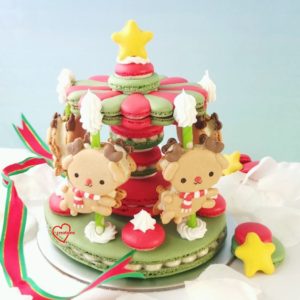 Online Pre-recorded Masterclass: Reindeer Macarons Carousel by Tan Phay Shing