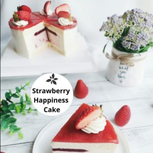 Online Baking Class (Pre-recorded): Strawberry Happiness Chiffon Cake by Overseas Instructor Chua Mei Tze