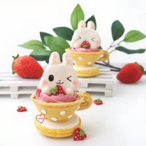 Online Pre-recorded Class: Bunny Teacup Macarons Workshop by Tan Phay Shing