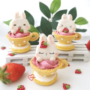 Easter Bunny Teacup Macarons Workshop by Tan Phay Shing