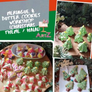 Twin Promo: Duo Cookies – Meringue Hearts & Kisses & Pipeable Butter Cookies Workshop (Christmas Theme)