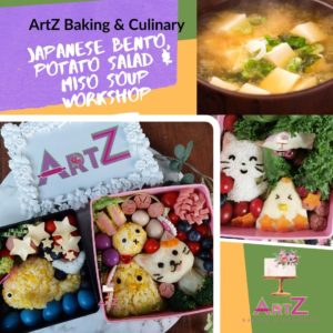 Japanese Cute Bento, Japanese Potato Salad & Miso Soup Workshop by Instructor Sharon
