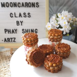 Online Pre-recorded “Mooncarons” Macaron Class by Book Author & Instructor Tan Phay Shing