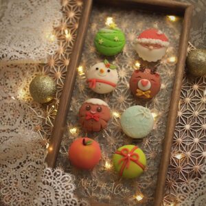 Christmas Creative Wagashi Workshop (Beginner) by Overseas Instructor Jen Ying