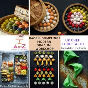 Baos & Dumplings Workshop by UK Chef Instructor & Book Author Loretta Liu
